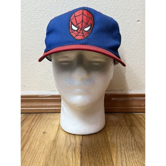 Snap-Back Other - Vintage 1993 SpiderMan Hat Cap Marvel Comics Blockhead American Needle SnapBack